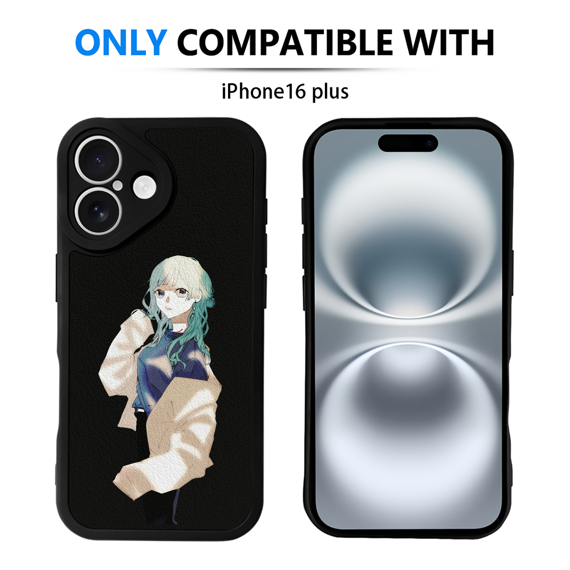（画像用） 呪術廻戦 Jujutsu Kaisen 【iPhone 16シリーズ対応】シリコンスマホケース（レザー調） 材質：シリコン